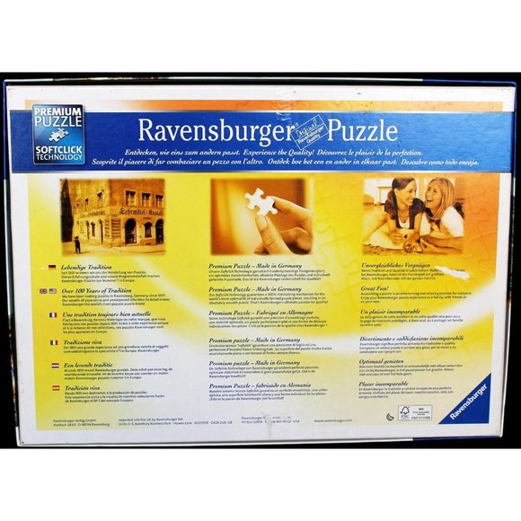 Ravensburger Puzzle Tuscan Oasis 1000 Piece No. 169474 Finished 27" x 20" - Picture 2 of 8